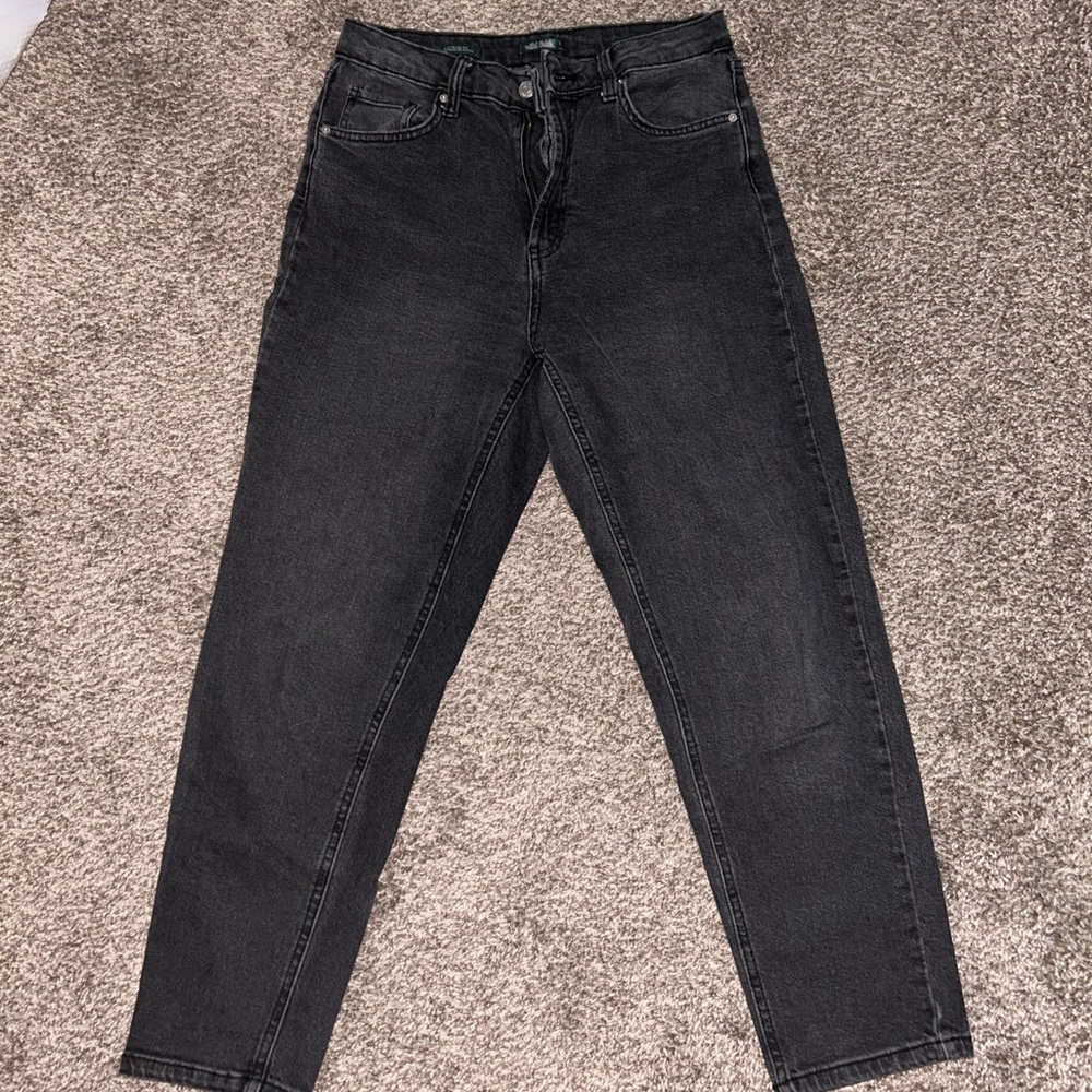 Wild Fable High Rise Black Mom Jeans